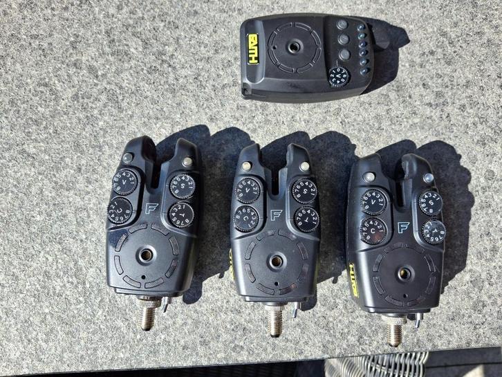 3 beetmelders met ontvanger faith, Watersport en Boten, Hengelsport | Karpervissen, Gebruikt, Ophalen
