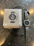 Garmin Fenix 7 Silver, Handtassen en Accessoires, Sporthorloges, Gebruikt, Ophalen of Verzenden, Garmin Fenix, Waterdicht