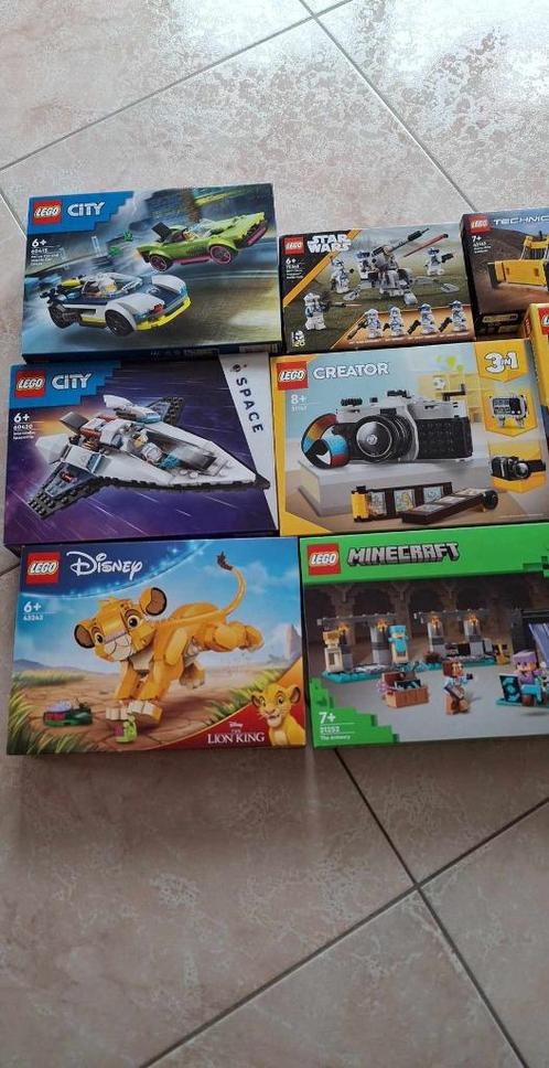 Veel nieuwe legodozen City, Creator, Creator, Ninjago, Minec, Kinderen en Baby's, Speelgoed | Duplo en Lego, Nieuw, Lego, Complete set