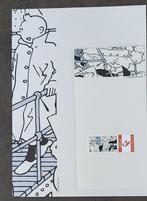 Set écriture Tintin / Kuifje : duostamp + papier + enveloppe, Timbres & Monnaies, Timbres | Europe | Belgique, Enlèvement ou Envoi