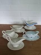 Collectie vintage sauskommen 5 stuks, Antiek en Kunst, Antiek | Servies compleet, Ophalen