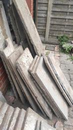 Betonpalen, tegels en platen op te halen, Tuin en Terras, Ophalen, Gebruikt