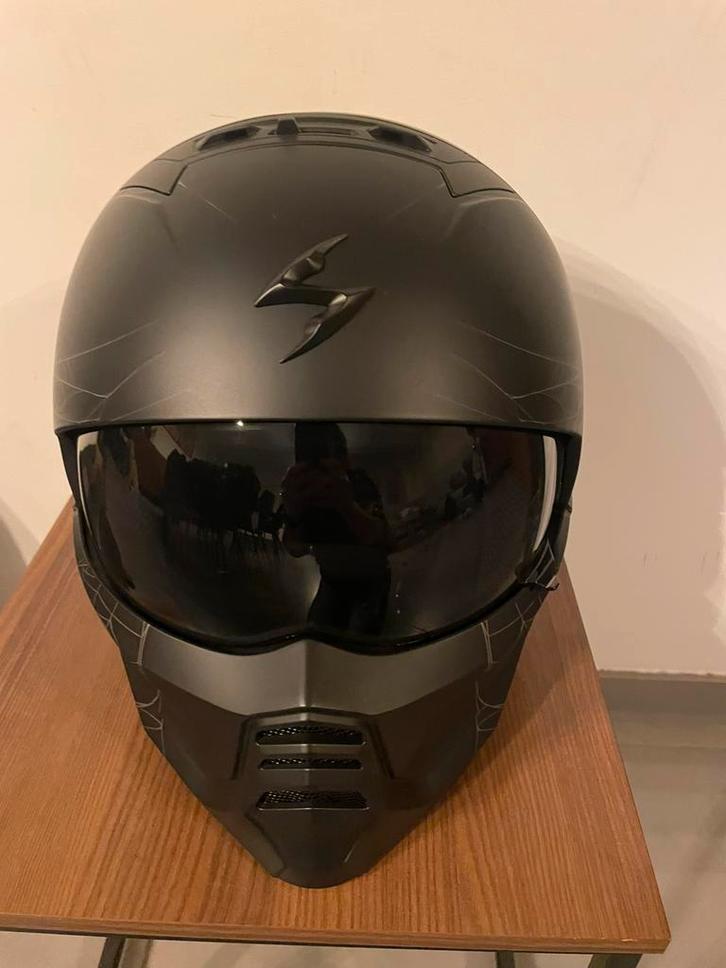 Scorpion Exo Combat II maat XXL, Motoren, Kleding | Motorhelmen, Heren, Systeemhelm, XL, Overige merken, Nieuw zonder kaartje