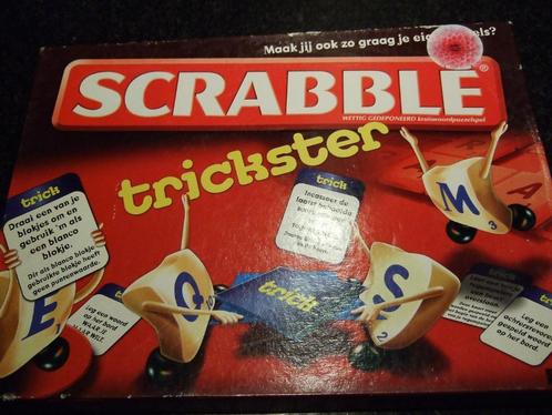 SCRABBLE TRICKSTER (kruiswoordpuzzelspel), Hobby en Vrije tijd, Gezelschapsspellen | Bordspellen, Gebruikt, Ophalen of Verzenden