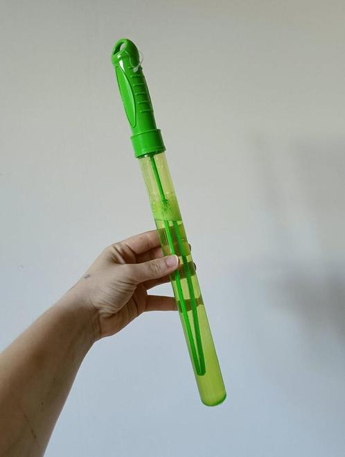 Zwaardbellenblaas - Bellenblaas - Groen - Sensorisch - €1,50, Kinderen en Baby's, Speelgoed | Buiten | Los speelgoed, Gebruikt