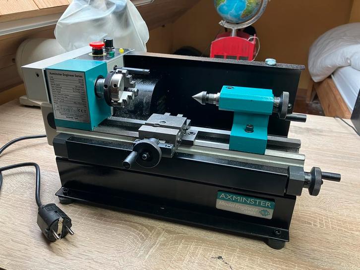 Metalen draaibank uit de Axminster Engineer-serie, Doe-het-zelf en Bouw, Draaibanken, Gebruikt, Metaaldraaibank, Minder dan 500 mm