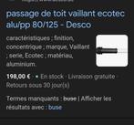 Buse toiture, Enlèvement, Neuf