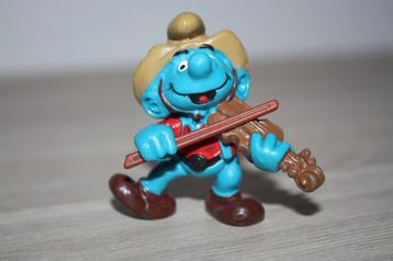 Violist smurf , schleich 1982 , Peyo , als nieuw beschikbaar voor biedingen
