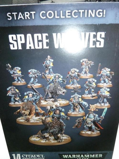 Warhammer40K SPACE WOLVES START COLLECTING! 14pcs., Hobby & Loisirs créatifs, Wargaming, Neuf, Warhammer 40000, Enlèvement