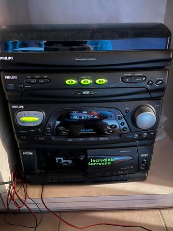 Système hi-fi midi Philips AS665C, Enlèvement, Utilisé, Lecteur CD, Philips