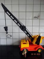 fisher price, retro kraan met husky werkman*VINTAGE*, Ophalen of Verzenden