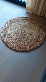 Rotan tapijt, Ophalen, Gebruikt, Beige, Rond