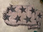 Écharpe rose à motif étoiles 190x65, Kleding | Dames, Mutsen, Sjaals en Handschoenen, Sans marque, Ophalen of Verzenden, Nieuw