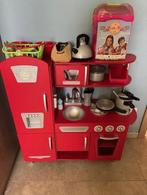 Retro keukentje met accessoires, Kinderen en Baby's, Speelgoed | Speelkeukens, Speelkeuken-accessoire, Zo goed als nieuw, Hout