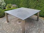 Tuintafel graniet op inox onderstel, Tuin en Terras, Tuintafels, Ophalen, Zo goed als nieuw