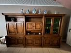 eiken eetkamerkast plus uitschuifbare tafel en salontafel, Ophalen, Zo goed als nieuw