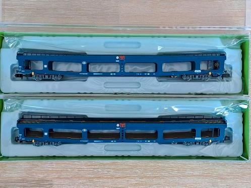 Arnold Rapido SNCB NMBS 2 x wagons de transport de voitures, Hobby & Loisirs créatifs, Trains miniatures | Échelle N, Comme neuf