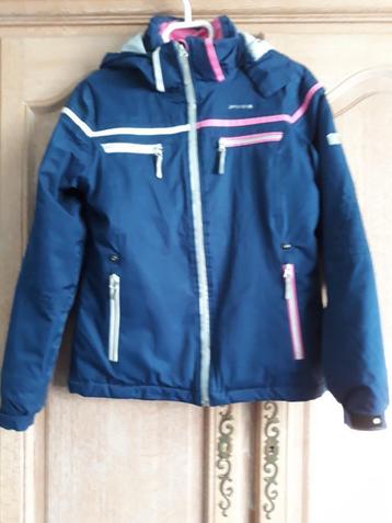 ski-vest sportvest maat 164 -14 jaar blauw zo goed als nieuw beschikbaar voor biedingen