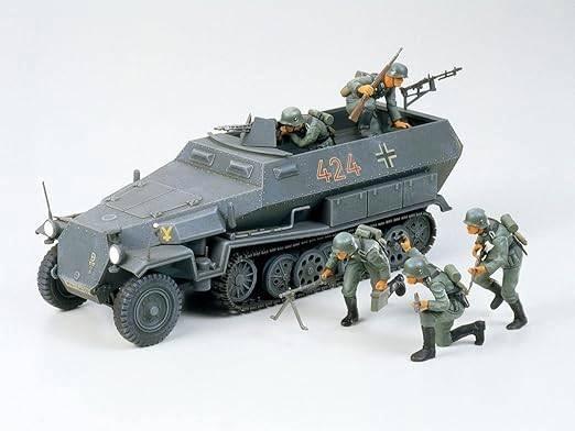 TAMIYA | SDKFZ 251 | GRATIS LEVERING, Hobby en Vrije tijd, Modelbouw | Auto's en Voertuigen, Nieuw, Tank, Tamiya, Verzenden