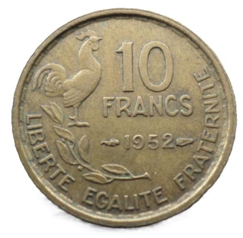 FRANCE.. 10 francs Guiraud 1952 non nettoyée et patinée, Timbres & Monnaies, Monnaies | Europe | Monnaies non-euro, Monnaie en vrac