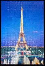 Puzzel Eiffeltoren, Hobby en Vrije tijd, Ophalen, 500 t/m 1500 stukjes, Zo goed als nieuw, Overige typen