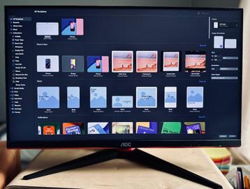 AOC Q24G2A – 24” IPS Monitor (1 jaar garantie – topstaat) beschikbaar voor biedingen