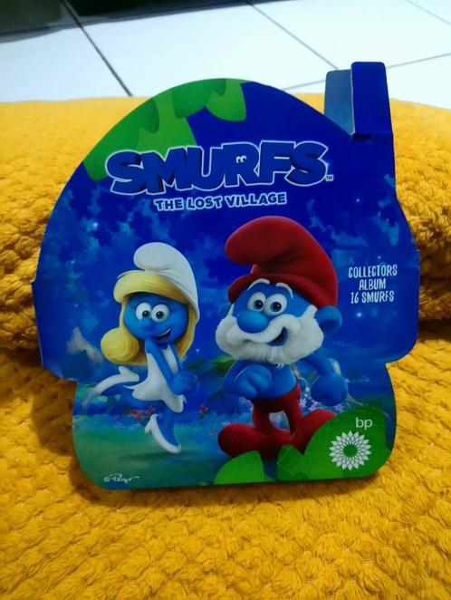 Schtroumpf stickeez BP  smurf, Verzamelen, Smurfen, Gebruikt, Stripboek, Verschillende Smurfen, Ophalen of Verzenden