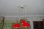 Vintage lamp van kunststof en chroom - zie foto's, Ophalen of Verzenden