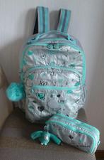 Kipling - Rugzak en bijpassend pennenetui met 3 vakken + ape, Handtassen en Accessoires, Tassen | Rugtassen, 45 tot 60 cm, Gebruikt