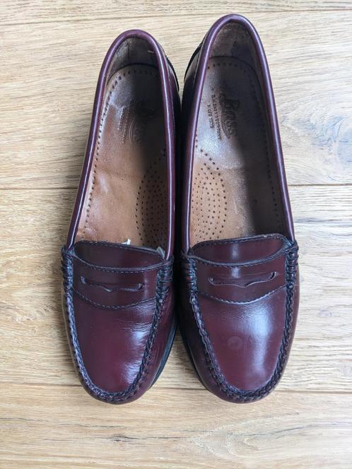 G.H. Bass dames Weejuns instappers wijnrood maat 36, Kleding | Dames, Schoenen, Gedragen, Instappers, Overige kleuren, Ophalen of Verzenden
