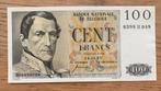 100 francs eeuwfeest 1957! A/unc! Verzamelstuk, Postzegels en Munten, Ophalen of Verzenden