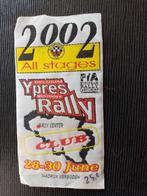 sticker stoffen band Ypres Rally 2002, Verzamelen, Ophalen of Verzenden