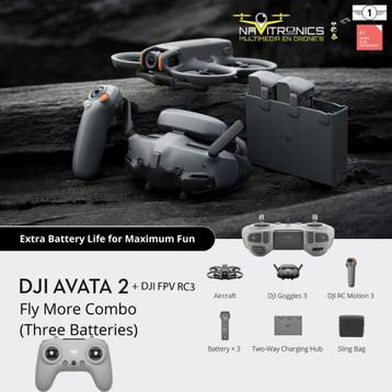 DJI AVATA 2 FLY MORE COMBO INCL DJI FPV RC3 beschikbaar voor biedingen
