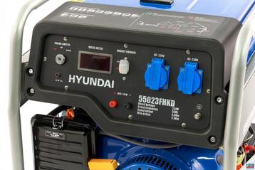 Générateur Hyundai 55023FHKD 5500 Watt, Neuf, 5 à 10 kVA, Démarrage électrique, Enlèvement
