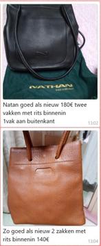 Nathan, Handtassen en Accessoires, Tassen | Damestassen, Ophalen, Zo goed als nieuw