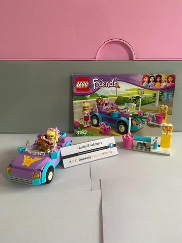  Lego Friends - 3183+41013 - Emma's sportauto & Stephanie's 