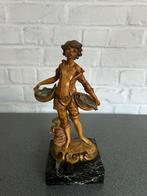 Beeldje Simonetti Fontanini - marmer voet, Antiek en Kunst, Ophalen of Verzenden