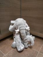 Mooie knuffel, Olifant met kind, grijs = 32 cm, Kinderen en Baby's, Ophalen of Verzenden, Zo goed als nieuw, Olifant