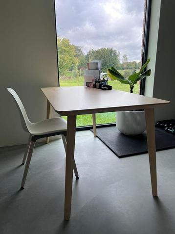 IKEA LISABO tafel + IKEA LEIFARNE 4 X stoelen beschikbaar voor biedingen