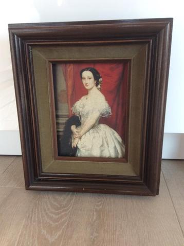 Aantrekkelijk en decoratief schilderijtje op doek. beschikbaar voor biedingen