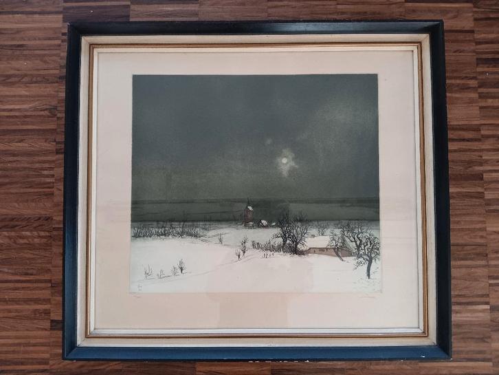 Ets Leo Piron (1899-1962) - gesigneerd, genummerd, gedateerd, Antiquités & Art, Art | Eaux-fortes & Gravures, Enlèvement ou Envoi