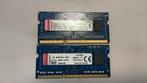 4GB DDR3 ram geheugen 2 stuks, Computers en Software, RAM geheugen, Ophalen of Verzenden, Zo goed als nieuw, DDR3