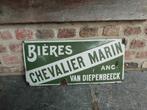 Emaille reclamebord Chevalier Marin, Gebruikt, Ophalen of Verzenden