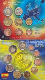 Ensembles de bus Espagne 2003 + 2012, Timbres & Monnaies, Monnaies | Europe | Monnaies euro, Série, Enlèvement ou Envoi, Espagne