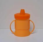 Tupperware « Zuig-n-Drink » Speciaal Baby - oranje, Verzenden, Nieuw, Geel, Bak of Kom
