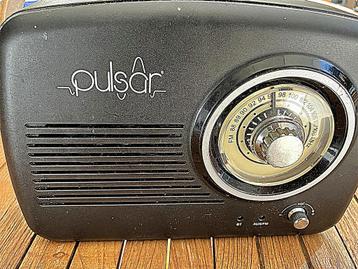 Pulsar Retro Bluetooth Speaker FM-radio Subwoofer beschikbaar voor biedingen