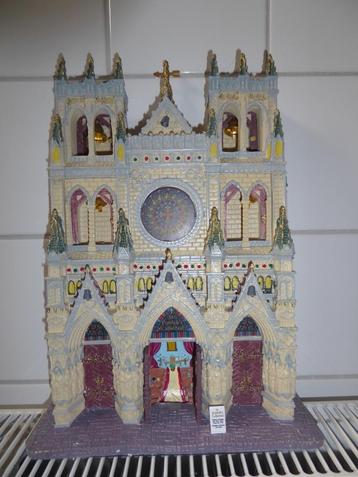 Façade du village de Noël de Lemax, cathédrale Saint-Patrick, Divers, Noël, Enlèvement ou Envoi