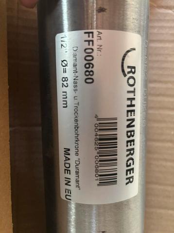 Diamantboor 82mm beschikbaar voor biedingen