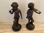 Een paar bronzen beeldjes, Antiek en Kunst, Ophalen