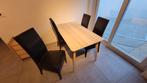 tafel en 4 stoelen, Huis en Inrichting, Tafels | Eettafels, Ophalen